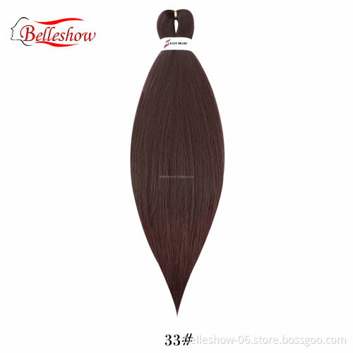 Hot sell braiding hair pre stretch 4